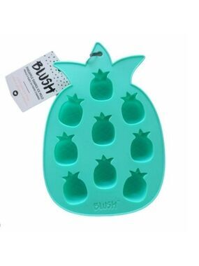 Blush Pineapple Shape Silicone Chocolate Jello Candy Ice Cube Mold Tray NWT